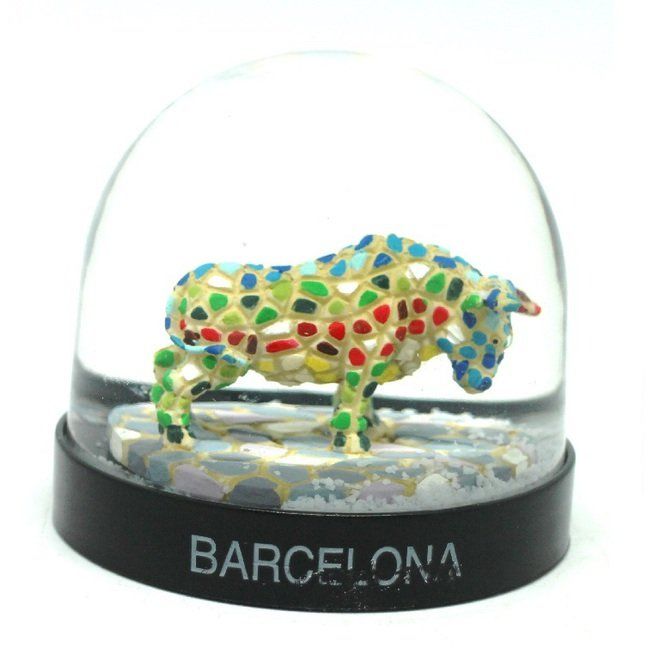BOLA AGUA TORO MOSAICO 85MM DIAM