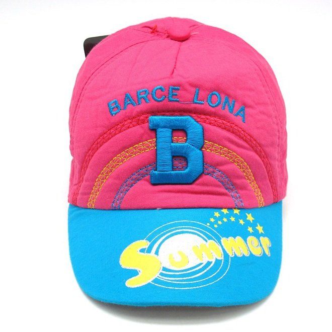 GORRA ROSA NIÑO BARCELONA SUMMER