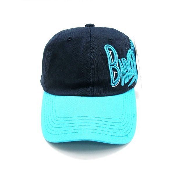 GORRA ALGODON BORDADO BARCELONA LATERAL BLUE