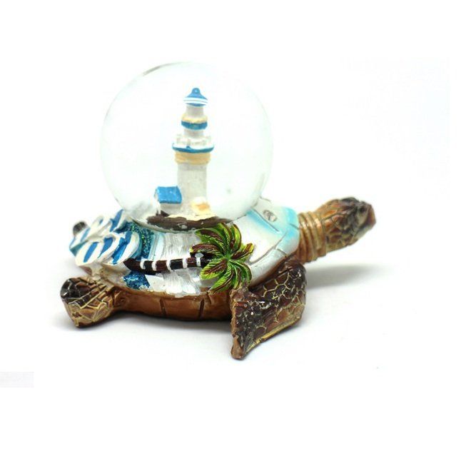 TORTUGA CON BOLA DE AGUA FARO SURTIDO 9X5CM