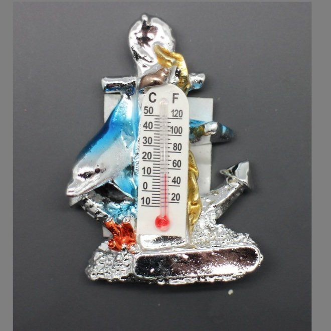 IMAN RAINBROWN ANCLA DELFIN TERMOMETRO 3.5X5CM