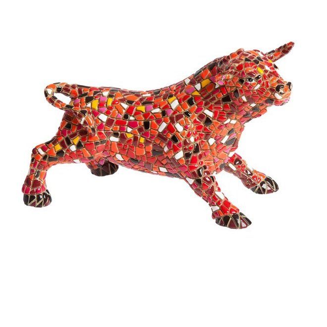 TORO MOSAICO 9CM ROJO