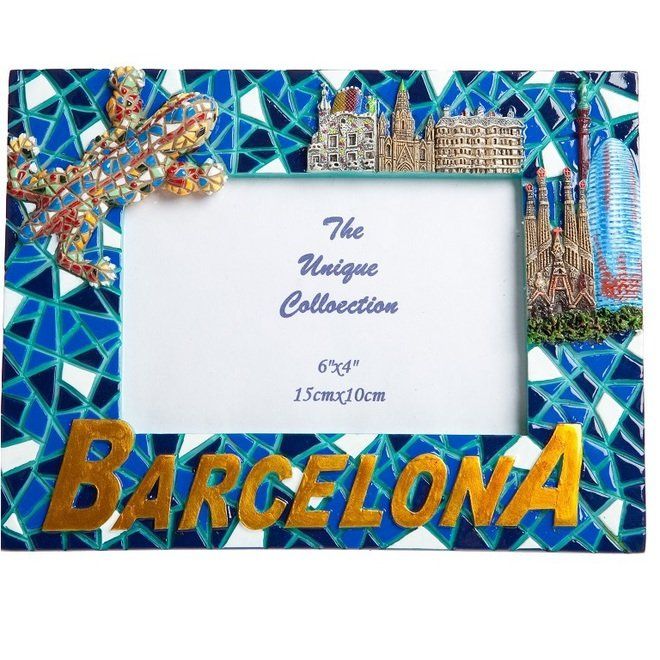 MARCO FOTOS MOSAICO BARCELONA 14CM