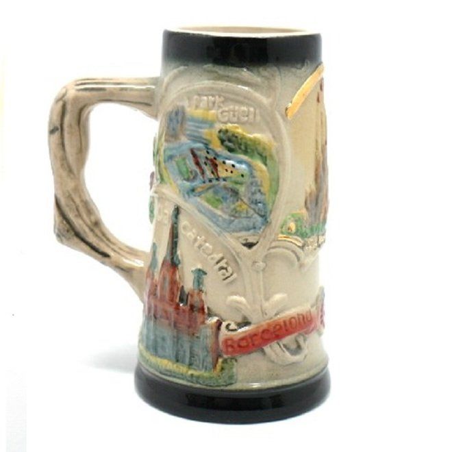 JARRA VISTAS BARCELONA 15CM SURTIDO COLORES