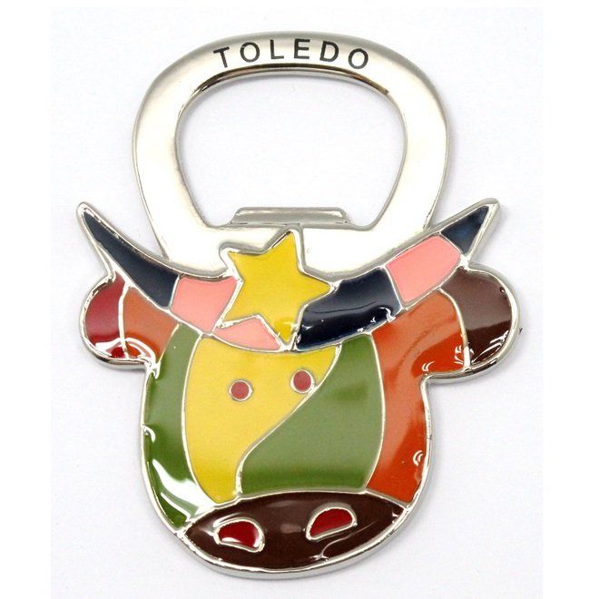 IMAN CABEZA TORO MOSAICO METALICO