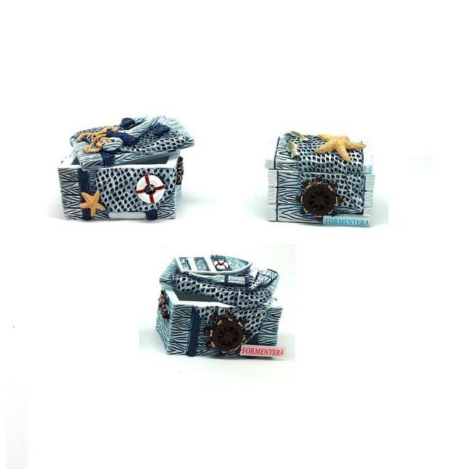 JOYERO ANTIQUE BLUE 8X5X5CM