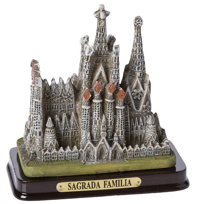 MAQUETA SAGRADA FAMILIA GRIS 10.5CM