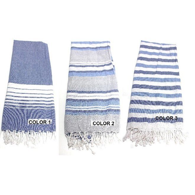 PAREO RAYAS ANCHAS 90X180CM