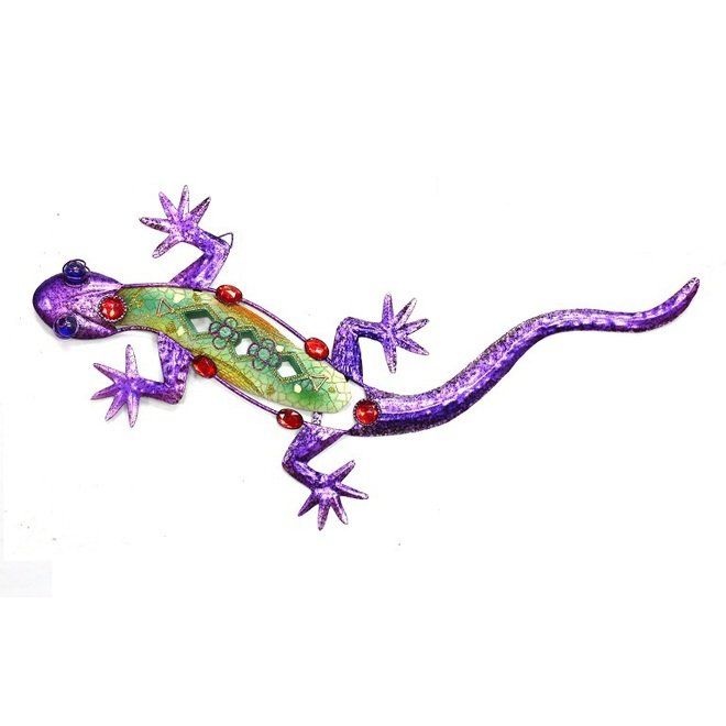 LAGARTO METALICO SURTIDO PARA COLGAR 40X15CM