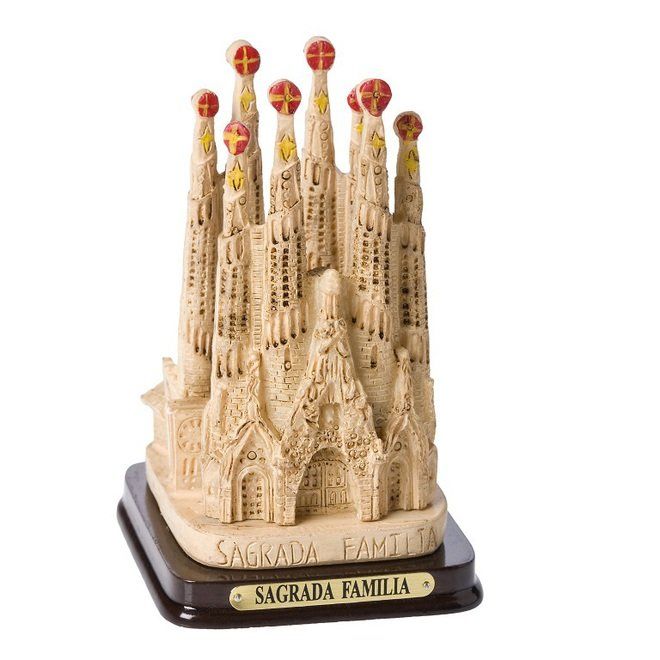 MAQUETA SAGRADA FAMILIA 8 TORRES MARRON 10.5CM