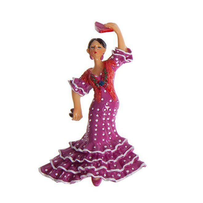 IMAN FLAMENCA TOPOS FUCSIA