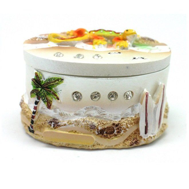 JOYERO LAGARTO OVALADO BROWN 7X4.5X4.45 PARA EPOXI