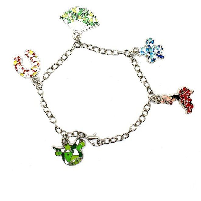 BRAZALETE TORO ABANICO TREBOL..19CM