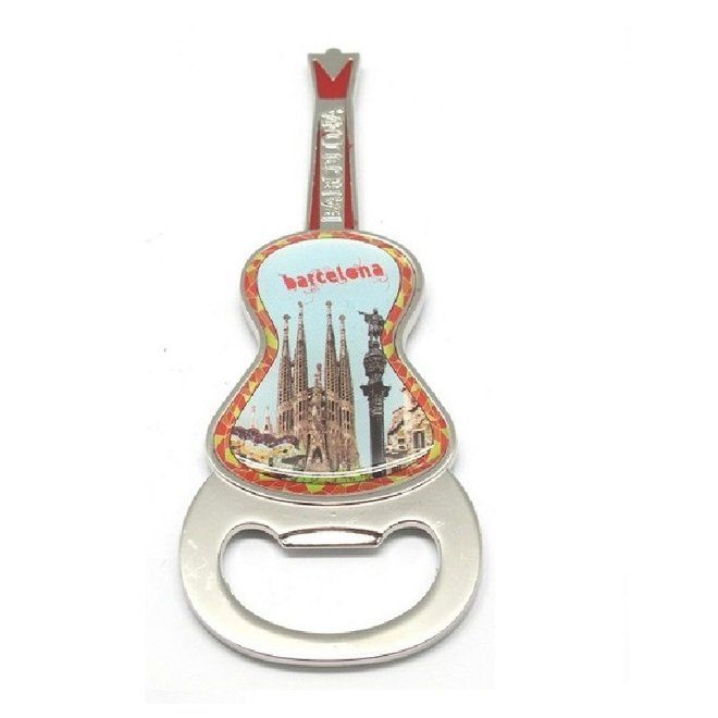 IMAN ABRIDOR METALICO GUITARRA BARCELONA 9.5CM