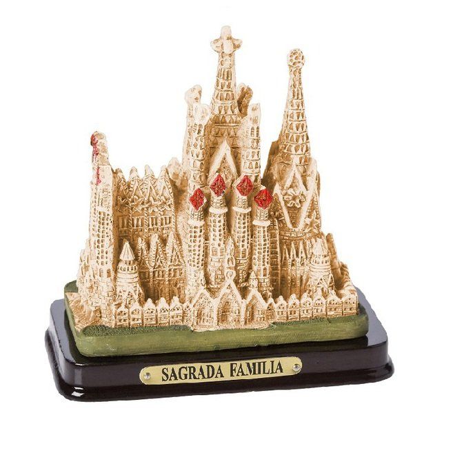 MAQUETA SAGRADA FAMILIA MARRON 9CM