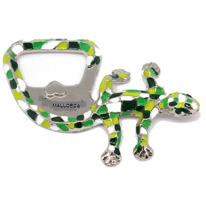 IMAN ABRIDOR METALICO LAGARTO SURTIDO COLORES