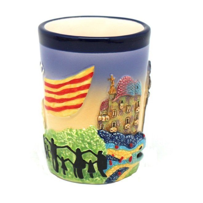 VASO CHUPITO CERAMICA 7CMS
