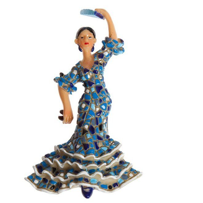 IMAN FLAMENCA MOSAICO AZUL