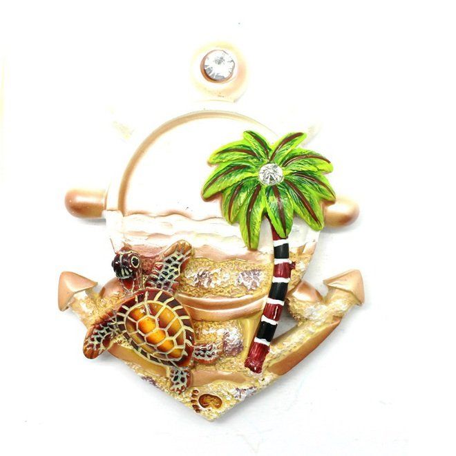IMAN ANCLA TORTUGA SURTIDO 8X6CM
