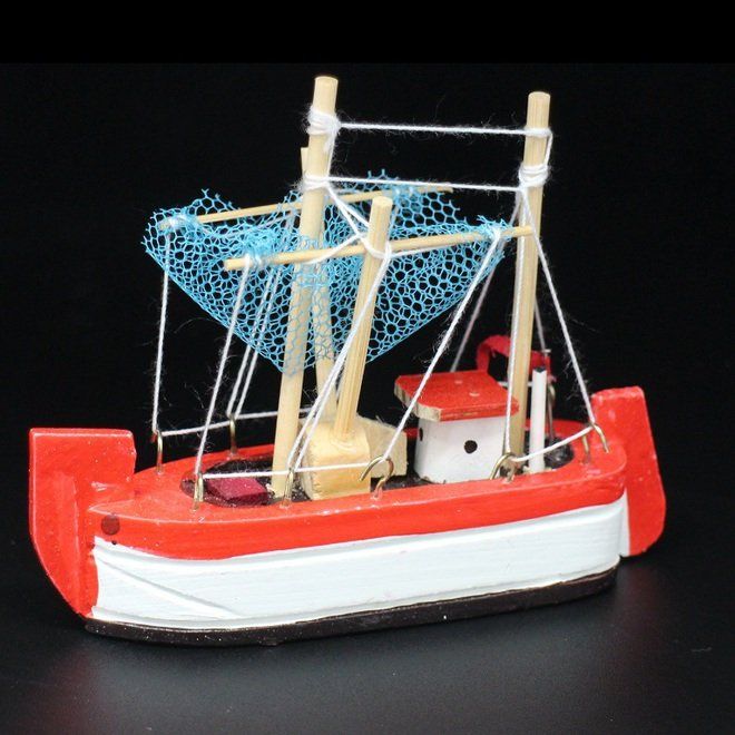 BARCO PESQUERO SURTIDO MADERA 9.5X8CM