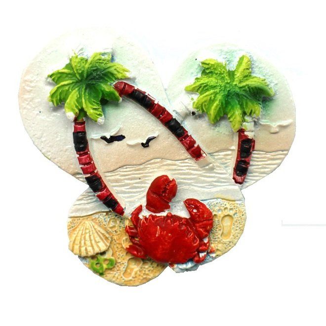 IMAN ZAPATILLAS PLAYA BROWN 6X6CM