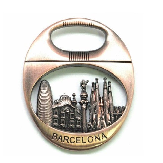 IMAN ABRIDOR METALICO OVALADO SKILINE BARCELONA 7CM